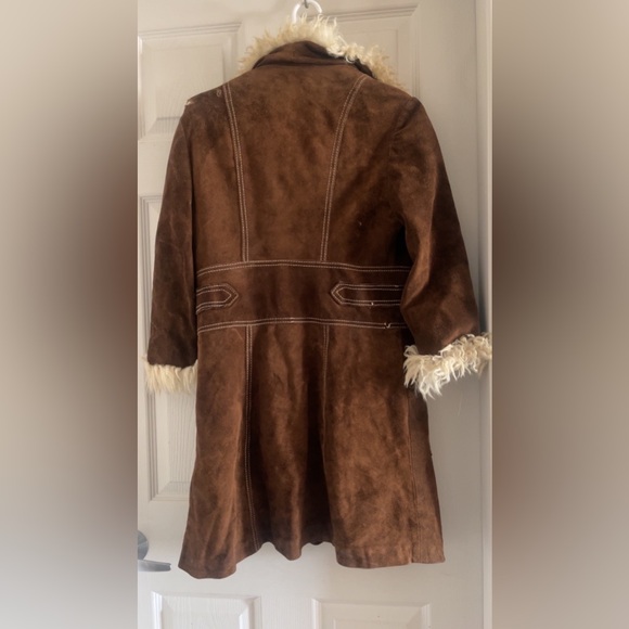 Vintage VANY by Arcelus New York suede leather -Penny Lane coat - Picture 3 of 14